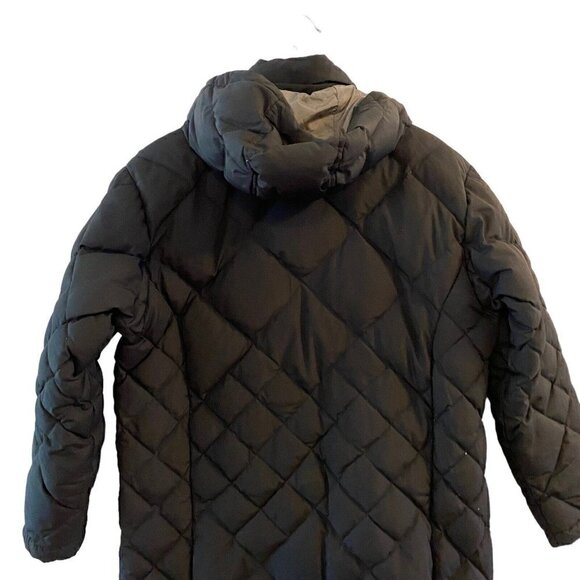 Cabelas Premier Northern Quilted Goose Down Puffer Jacket Coat Black Women Small - Picture 5 of 10